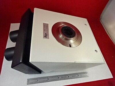 MICROSCOPE PART LEICA GERMANY DMR DMRB HEAD OPTICS BINOCULAR AS IS BIN#47-B-11