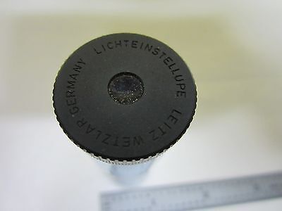 MICROSCOPE PART EYEPIECE  LEITZ GERMANY LICHTEINSTELLUPE OPTICS AS IS BIN#U1-13