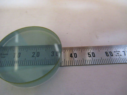 OPTICAL HEAT ABSORBING GLASS FILTER MICROSCOPE PART OPTICS AS PICTURED &P2-A-58