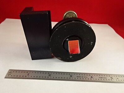 FOR PARTS MOUNTED PRISM MIRROR ALUMINUM FRAME OPTICAL LASER OPTICS AS IS #80-09