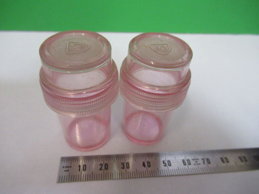 LOT SPENCER AO OBJECTIVE CANISTER PLASTIC MICROSCOPE PART AS PICTURED #z1-a-203