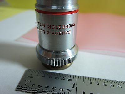 MICROSCOPE PART OBJECTIVE BAUSCH LOMB 97X OPTICS AS IS BIN#32-B-24