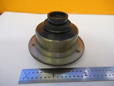 ANTIQUE ERNST LEITZ POL CALCITE CONDENSER MICROSCOPE PART AS PICTURED &11-B-58