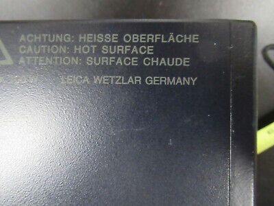 LAMP 100W LEITZ WETZLAR GERMANY LEICA DMR MICROSCOPE PART AS PICTURED TD-4