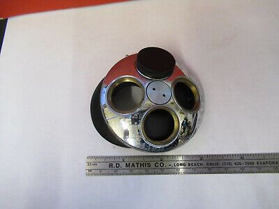 WILD M20 HEERBRUGG QUADRUPLE NOSEPIECE MICROSCOPE PART AS PICTURED #W8-FT-10