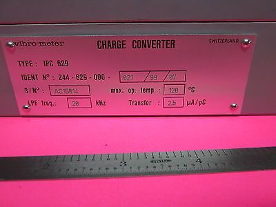 VIBRO-METER CHARGE AMPLIFIER  IPC 629 for ACCELEROMETER SENSOR ETC