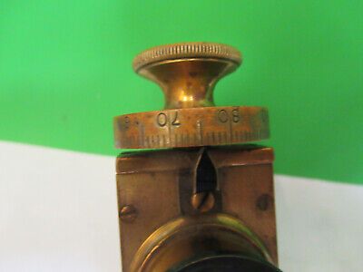 ANTIQUE WATSON & SONS UK FILAR EYEPIECE MICROSCOPE PART AS PICTURED &Q9-A-92