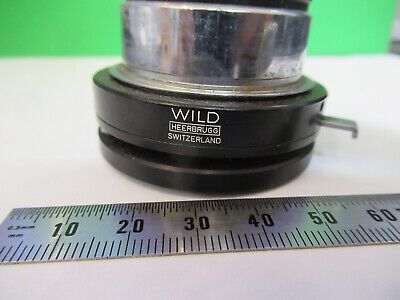 WILD HEERBRUGG SWISS M11 CONDENSER + IRIS MICROSCOPE PART AS PICTURED &Q9-A-09