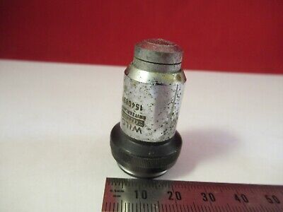 FOR PARTS WILD SWISS HI 100X OBJECTIVE MICROSCOPE PART OPTICS AS PICTURED 9-A-88