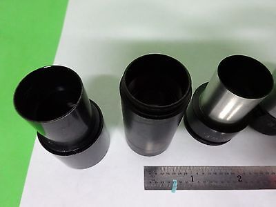 LOT 6 EA MICROSCOPE EYEPIECES ASSORTED OPTICS #W1-04