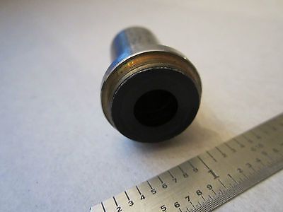 MICROSCOPE OPTICS OBJECTIVE PH1 10X CARL ZEISS GERMANY AS IS chipped BIN#RED