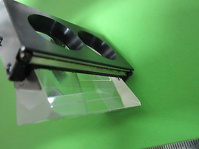 OPTICAL MICROSCOPE PART PRISM NIKON JAPAN OPTICS BIN #4V xv iii