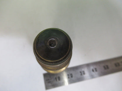 ANTIQUE BRASS LEITZ OBJECTIVE "6" 45X MICROSCOPE PART AS PICTURED 12-DT-FD-16