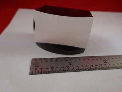 LARGE FAT THICK OPTICAL LENS PLANO CONVEX OPTICS for MICROSCOPE AS IS &33-A-49