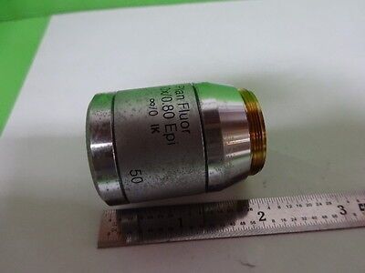 MICROSCOPE PART REICHERT POLYVAR OBJECTIVE DIC 50X FLUOR EPI OPTICS AS IS #AI-23