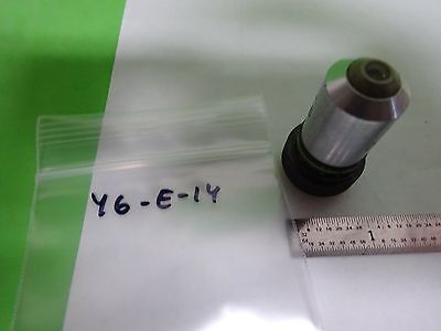 MICROSCOPE PART OBJECTIVE OLYMPUS M40 40X [fair] OPTICS AS IS BIN#Y6-E-14