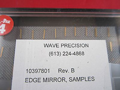 OPTICAL WAVE PRECISION EDGE GOLD PLATED MIRROR LOT 10 EA OPTICS