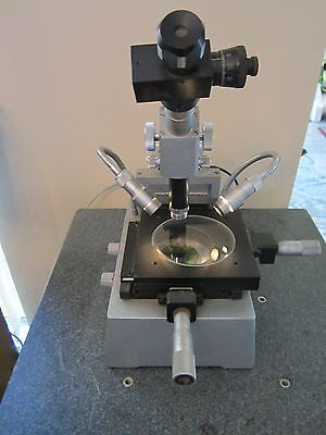 OPTICAL MICROSCOPE TOOLMAKER GERMANY INSPECTION AS IS OPTICS  #LOBBY