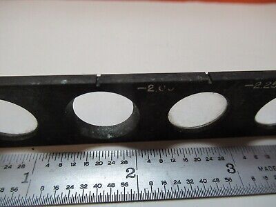 FOR PARTS ANTIQUE MICROSCOPE PART SLIDE "A" RARE UNKNOWN AS PICTURED &16-B-85