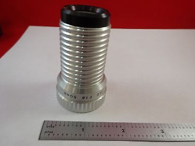 MICROSCOPE PART LENS I.E.C. PROJECTOR GERMANY 50mm F 1.6 OPTICS AS IS BN#K9-B-07