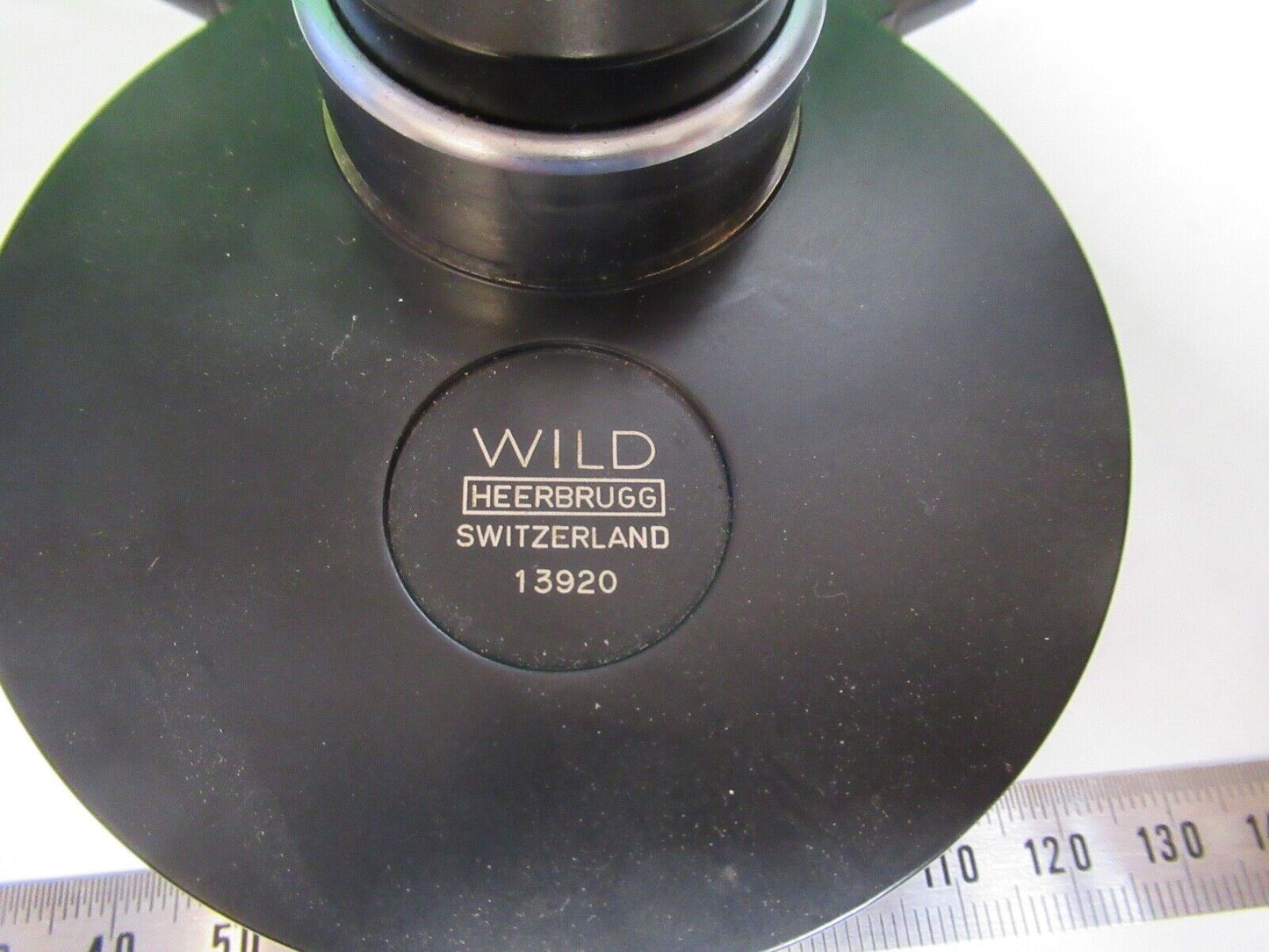 WILD HEERBRUGG SWISS M20 PHASE CONDENSER MICROSCOPE PART AS PICTURED G7-A-55