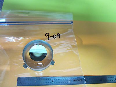 OPTICAL WEIRD LENS WITH MIRROR FILTER AT CENTER ? LASER OPTICS BIN#9-09