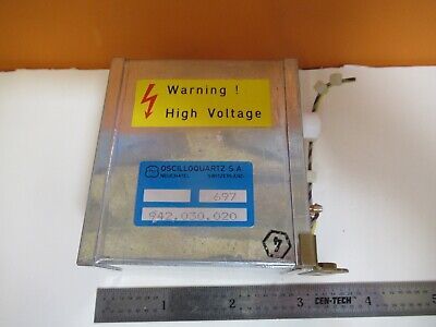 OSCILLOQUARTZ SWISS HIGH VOLTAGE POWER SUPPLY CESIUM CLOCK AS PICTURED #P7-A-02