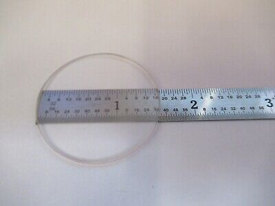 OPTICAL FILTER DIFFUSER POLISH DULL MICROSCOPE PART OPTICS AS PICTURED &50-A-66