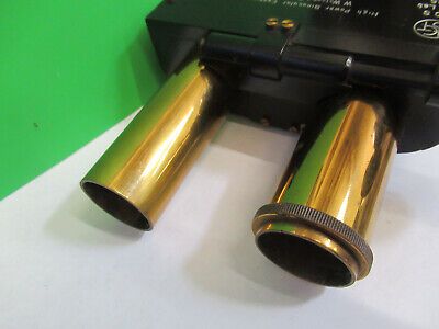 ANTIQUE WATSON & SONS UK BINOCULAR HEAD MICROSCOPE PART AS PICTURED &Q9-A-91