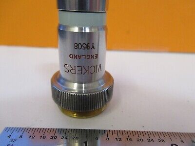 VICKERS ENGLAND OBJECTIVE 10X LENS OPTICS MICROSCOPE PART AS PICTURED &50-A-28