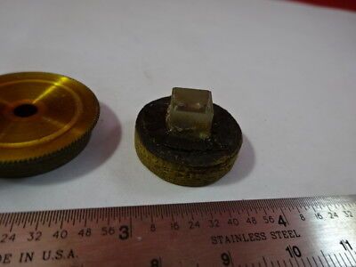 FOR PARTS ANTIQUE BRASS PORTABLE SEEDS MICROSCOPE VINTAGE PART AS IS &92-14