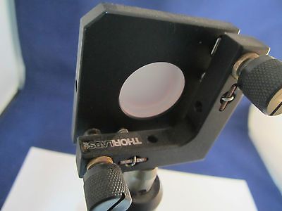 OPTICAL FIXTURE THORLABS MAGNETIC MOUNT + MIRROR AS IS LASER OPTICS i BIN#20