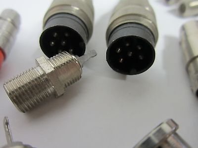 LOT 20 EA RF FREQUENCY CABLE CONNECTOR TYPES AS IS BIN#J2-26