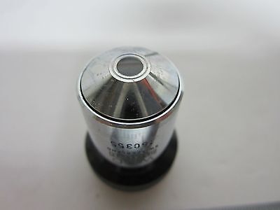 MICROSCOPE OBJECTIVE WILD HEERBRUGG SWISS 10X  OPTICS #N1-W-02