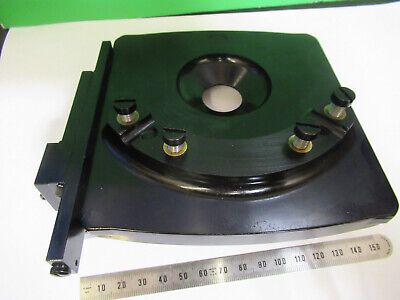 BAUSCH LOMB XY STAGE TABLE VINTAGE MICROSCOPE PART AS PICTURED &3-C-01