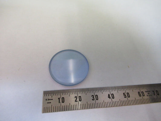 OPTICAL CLEAR BLUE FILTER GLASS OPTICS AS PICTURED &Z5-C-24