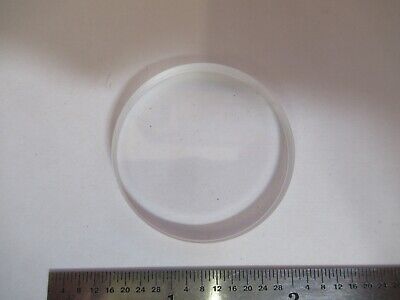 OPTICAL UV FUSED SILICA LENS [stained coating] OPTICS AS IS #A3-B-24