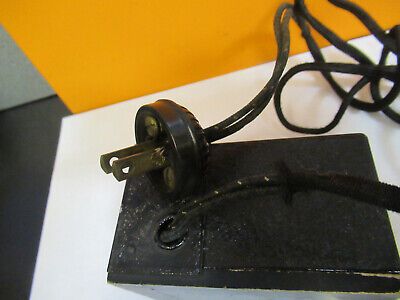 ANTIQUE AO SPENCER  ILLUMINATOR LAMP WORKS MICROSCOPE PART AS PICTURED 8Y-A-116