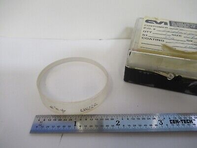 OPTICAL FLAT UNCOATED GLASS OPTICS AS PICTURED &W2-B-34