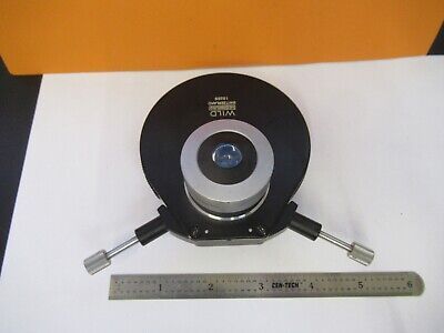 WILD HEERBRUGG SWISS PHASE CONDENSER MICROSCOPE PART OPTICS AS PICTURED &G1-A-47