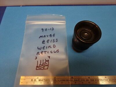 ANTIQUE BAUSCH LOMB or ZEISS RARE MICROMETER EYEPIECE MICROSCOPE PART AS IS 9013