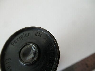 VINATGE ERNST LEITZ EYEPIECE 8X LENS MICROSCOPE PART AS PICTURED #F5-A-135