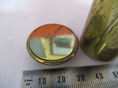 ANTIQUE BRASS WATSON UK 1860s EMPTY CAN MICROSCOPE PART AS PICTURED &F6-B-14