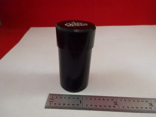 EMPTY LEITZ GERMANY OBJECTIVE CONTAINER [3] MICROSCOPE PART AS IS DWR#4-DT