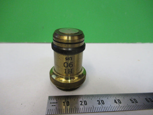 CARL ZEISS JENA GERMANY OBJECTIVE 90 MICROSCOPE PART AS PICTURED &S2-C-41