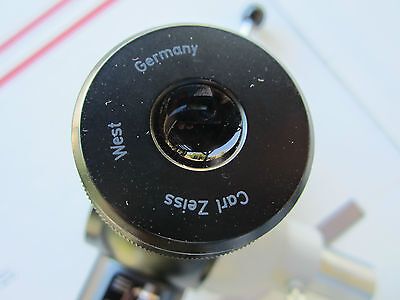 CARL ZEISS GERMANY MICROSCOPE PART  OPTICS