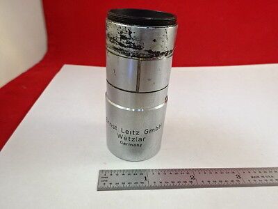 RARE MICROSCOPE OPTICS ERNST LEITZ GERMANY OBJECTIVE LENS AS PICTURED &Z8-04