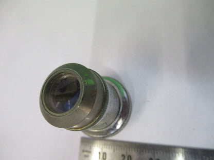 MICROSCOPE POL OBJECTIVE LEITZ 1X LENS GERMANY OPTICS AS PICTURED #S2-C-87