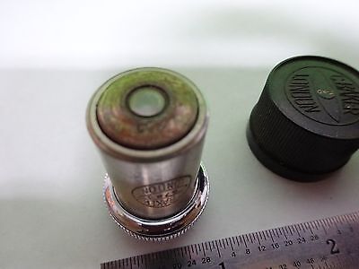 MICROSCOPE PART VINTAGE OBJECTIVE BAKER LONDON 1/6 OPTICS AS IS BIN#H7-A-07