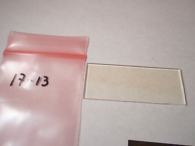 OPTICAL COATED GLASS SUBSTRATE LASER OPTICS BIN#17-13 i